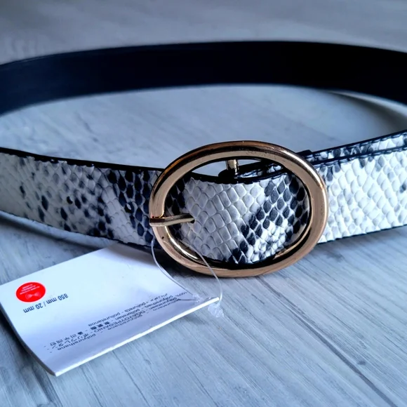 Zara | Accessories | Nwts Zara Snake Print Belt | Poshmark display picture 1